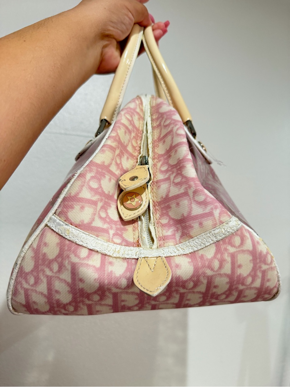 Dior Diorissimo Girly Pink Rain Bowler Bag - Picture 4 of 15